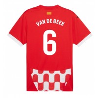 Maglia Calcio Girona Donny van de Beek #6 Prima Divisa 2024-25 Manica Corta